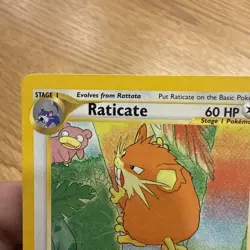 Pokemon TCG Raticate 6/18 Southern Islands Promo Slowpoke Pokemon Card LP - Image 5