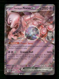 Team Rocket's Mewtwo ex Holo Promo SV: Scarlet & Violet Promo Cards 205 NM Pokem - Image 1