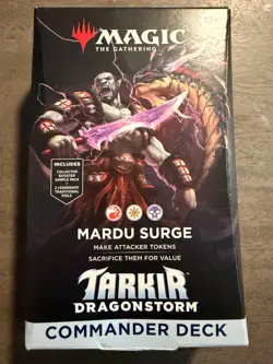 Magic THE GATHERING MARDU SURGE TARKIR DRAGONSTORM COMMANDER DECK CARDS NEW - Image 1