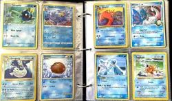Vintage/Mid Era Pokemon Card Binder Collection LOT Holo WOTC Neo Gym NO DUPES!! - Image 2