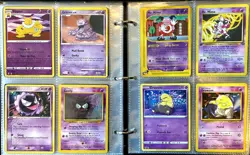 Vintage/Mid Era Pokemon Card Binder Collection LOT Holo WOTC Neo Gym NO DUPES!! - Image 5