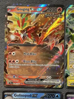 Pokemon Cards ex Lot Iron Crown Noivern Totters Scizor Gouging Fire Rare Holo - Image 2