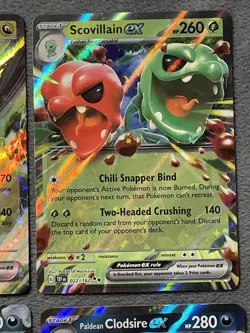Pokemon Cards ex Lot Iron Crown Noivern Totters Scizor Gouging Fire Rare Holo - Image 5