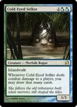 MtG Modern Masters 2013 Cold-Eyed Selkie (R) (Foil) NM - Image 1