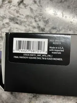 Ultra Pro MTG Magic Final Fantasy Tifa, Martial Artist Playmat New In Box Sealed - Image 5