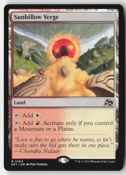 MTG - Sunbillow Verge R Aetherdrift 264 LP-NM - Image 1