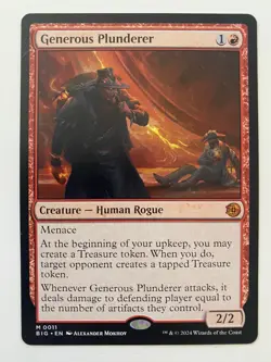 Generous Plunderer *Non-Foil* OTJ BIG MTG NM/MT The Big Score Combined Shipping - Image 1