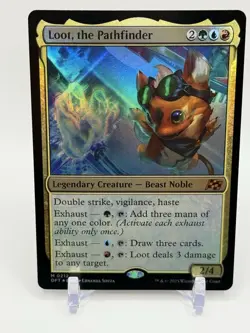 Loot, the Pathfinder FOIL #212 MTG Aetherdrift NM X1 - Image 2