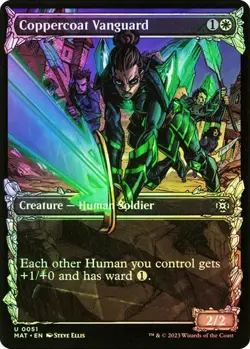 Coppercoat Vanguard (Showcase) March of the Machine: Aftermath MTG Magic FOIL - Image 1