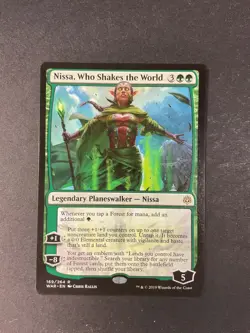 Nissa, Who Shakes the World - War of the Spark - Magic the Gathering - MTG - Image 1