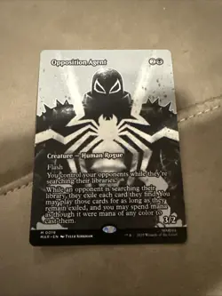 Opposition Agent Magic The Gathering Spider-Man Mythic Rare Borderless #19 - Image 1
