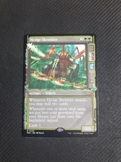 MTG ~ Hedge Shredder (Showcase) ~ Duskmourn ~ Near Mint ~ Rare - Image 1