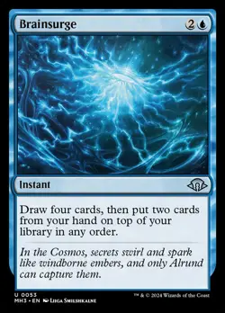 MTG Modern Horizons 3 U Brainsurge #0053 - Image 1