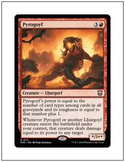 1x Pyrogoyf, Modern Horizons 3 Commander, Magic MTG NM - Image 1