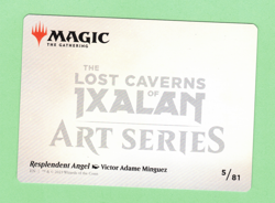 MTG: ART SERIES - LOST CAVERNS OF IXALAN - RESPLENDENT ANGEL 5/81 - Image 2