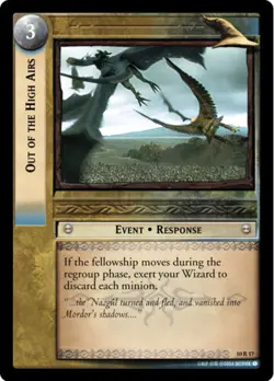 LOTR: Out of the High Airs [Moderately Played] Mount Doom Lord of the Rings TCG - Image 1