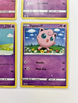 Pokemon TCG Lot Of 4 Jigglypuff Wigglytuff common basic stage 1 - Image 4