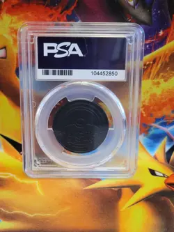 Pokemon Jolteon 2024 Japanese Capsule Vending Vol. 5 Graded Coin PSA 9 - Image 2