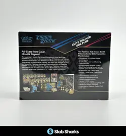 POKEMON CENTER TCG CROWN ZENITH ELITE TRAINER BOX PLUS SEALED BOX - Image 2
