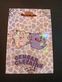 Pokemon 2025 Card Database Set Halloween Gengar Clefairy Cracked Ice Holo Peru - Image 1