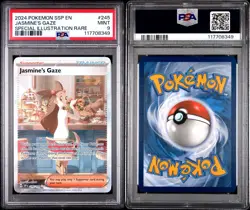 2024 Pokemon SSP EN Jasmine’s Gaze Special Illustration Rare #245 PSA 9 Mint - Image 3