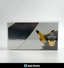 POKEMON TCG CELEBRATIONS SEALED ULTRA-PREMIUM COLLECTION BOX ACRYLIC CASE - Image 1