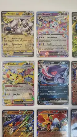 Gengar 104 Pikachu 057 Mewtwo 058 Sylveon 086 Venusaur 001 Espeon PB Pokemon Lot - Image 2