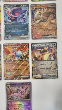 Gengar 104 Pikachu 057 Mewtwo 058 Sylveon 086 Venusaur 001 Espeon PB Pokemon Lot - Image 4