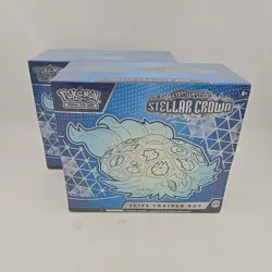 Pokemon Stellar Crown Elite Trainer Box (ETB) New Sealed (2 boxes) - Image 1
