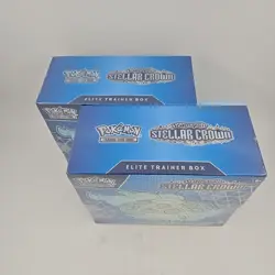 Pokemon Stellar Crown Elite Trainer Box (ETB) New Sealed (2 boxes) - Image 2