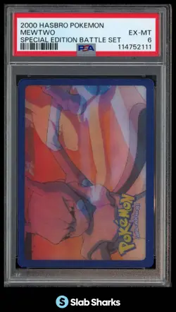 2000 HASBRO POKEMON MEWTWO SPECIAL EDITION BATTLE SET PSA 6 - Image 1