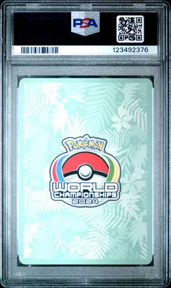 2025 POKEMON 2024 WORLD CHAMP DECK: REGIDRAGO VSTAR HISUIAN GOODRA VSTAR PSA 9 - Image 2