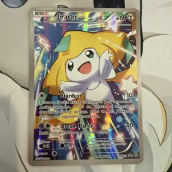 2017 Pokemon Jirachi XY67a XY Alternate Art Full Art Holo Black Star Promo NM - Image 1