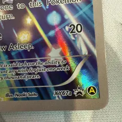 2017 Pokemon Jirachi XY67a XY Alternate Art Full Art Holo Black Star Promo NM - Image 2