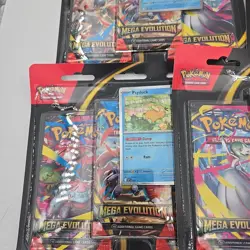 Pokemon mega evolution three booster blister pack promo - 8x Blisters - Image 3