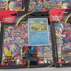 Pokemon mega evolution three booster blister pack promo - 8x Blisters - Image 4