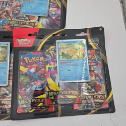 Pokemon mega evolution three booster blister pack promo - 8x Blisters - Image 5