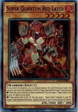 Super Quantum Red Layer OP14-EN006 YU-Gi-Oh! Light Play Unlimited - Image 1