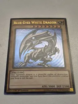 Blue-Eyes White Dragon DUSA-EN043 Ultra Rare Yugioh Duelist Saga 1st Edition VLP - Image 2