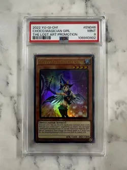 CHOCOLATE MAGICIAN GIRL PSA 9 LART-EN046 Ultra Rare Limited Edition Yugioh 2022 - Image 1