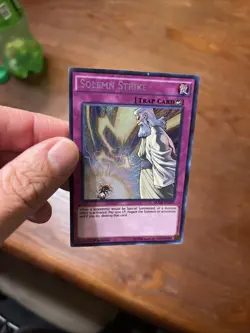 Lightly Played Solemn Strike - BOSH-EN079 - Secret Rare - 1st Edition - YuGiOh - Image 5
