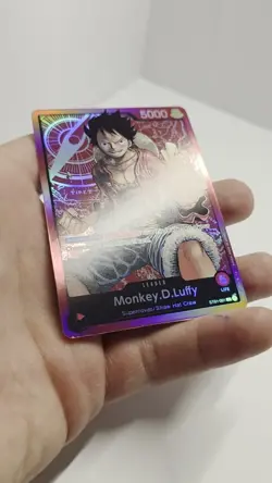 One Piece Monkey.D.Luffy Foil ST01-001 Leader Rare Pre-Erreta Card - Image 2