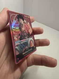 One Piece Monkey.D.Luffy Foil ST01-001 Leader Rare Pre-Erreta Card - Image 4