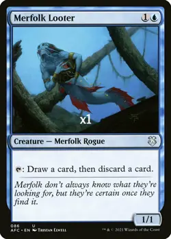 MTG Commander: Adventures in the Forgotten Realms AFC Merfolk Looter MINT - Image 1