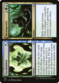 MTG Commander 2021 C21 Incubation/Incongruity MINT - Image 1