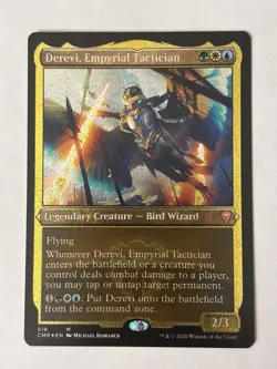 Derevi, Empyrial Tactician - FOIL Etched - Commander Legends - MTG NM - Image 1