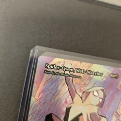 MTG Spider-Gwen, Web-Warrior 24 Borderless Foil Mythic Marvel Eternal MAR - Image 3