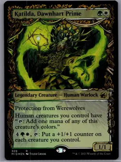 Katilda, Dawnhart Prime (Showcase) #309 (Foil) (NM) Midnight Hunt MID Magic MTG - Image 1