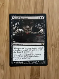 MTG Magic The Gathering Painful Quandary Scars of Mirrodin NM - Image 1