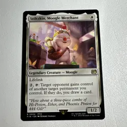 Stiltzkin, Moogle Merchant - Regular Rare #34 NM/MINT Final Fantasy MTG - Image 1